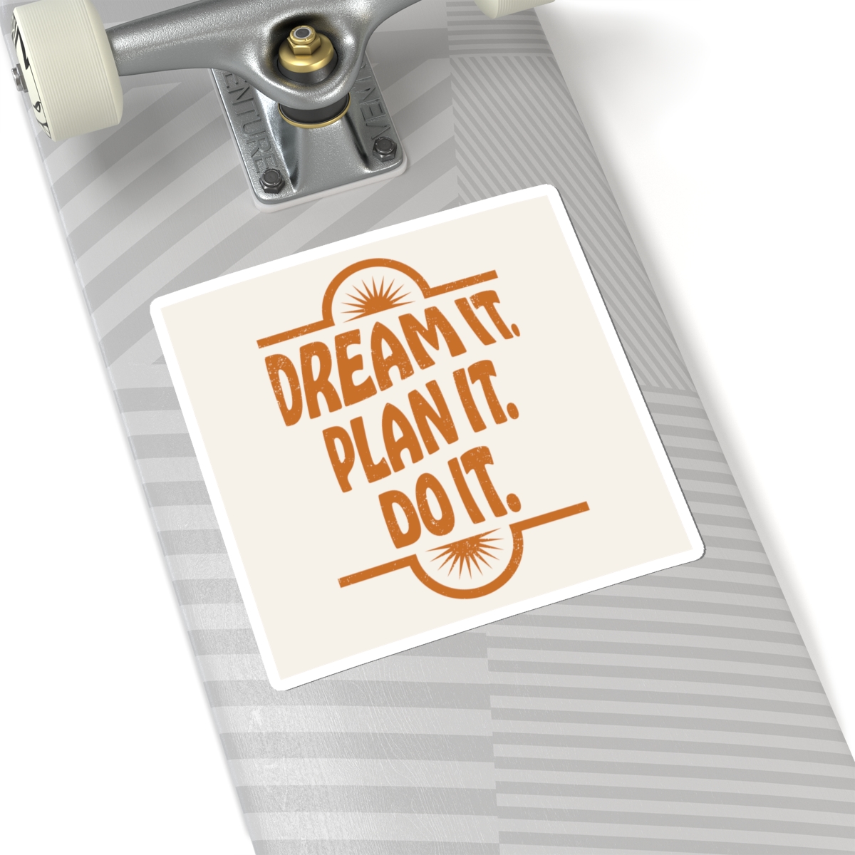 Dream It. Plan It. Do It. Kiss-Cut Sticker — Motivational Retro Laptop Sticker - Image 8